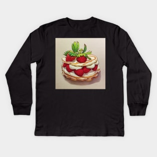 Strawberry Shortcake Kids Long Sleeve T-Shirt